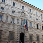 Il palazzo del Consiglio di Stato a Roma